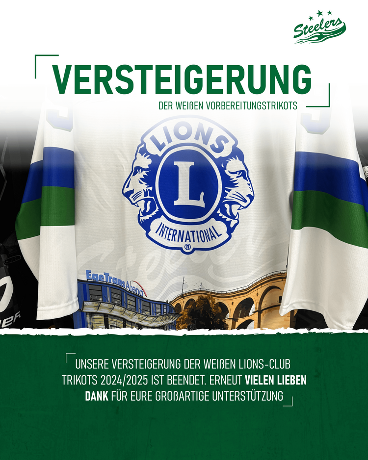 Versteigerung der weißen Trikots beendet
