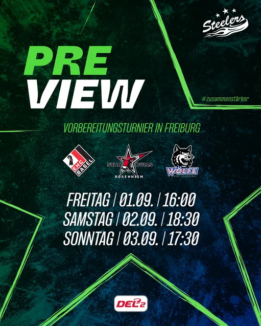 Steelers starten beim Turnier in Freiburg