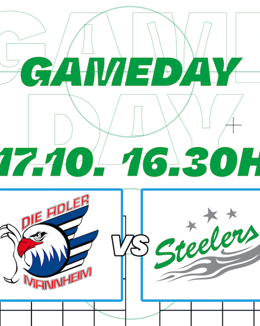 Gameday – die Steelers fahren zu den Adlern nach Mannheim
