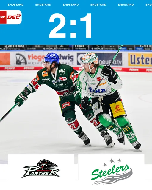 Knappe Niederlage in Augsburg – Steelers unterliegen mit 1:2