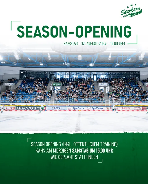 Season-Opening findet wie geplant statt