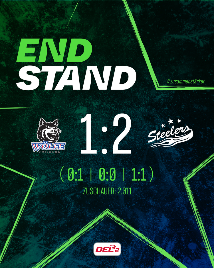 Steelers gewinnen mit 2:1 in Freiburg