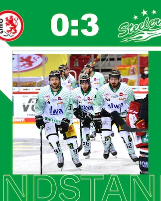 Auswärtscoup in Düsseldorf – die Steelers gewinnen bei der DEG mit 3:0