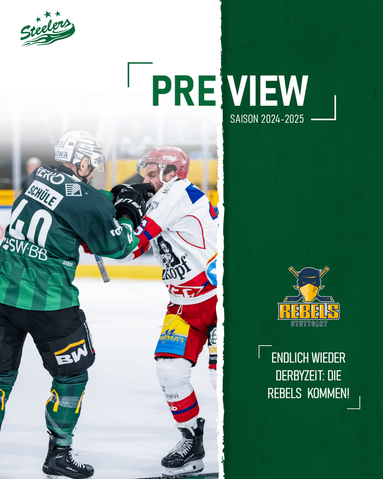 Endlich wieder Derbyzeit: Die Rebels aus Stuttgart kommen!