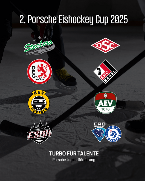 2. Internationaler Porsche Eishockey Cup am 12. & 13. April 2025