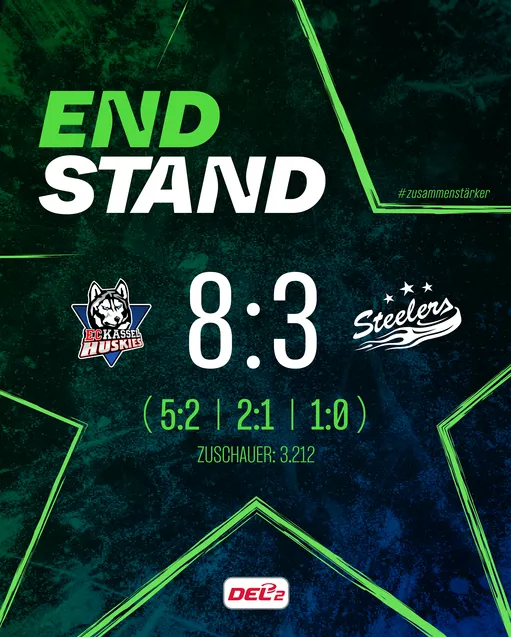 Schlittenhunde überfahren die Steelers