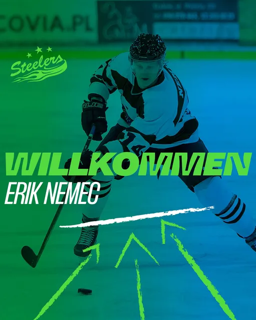 Zweiter Kontingentstürmer für die Steelers – Erik Němec kommt nach Bietigheim