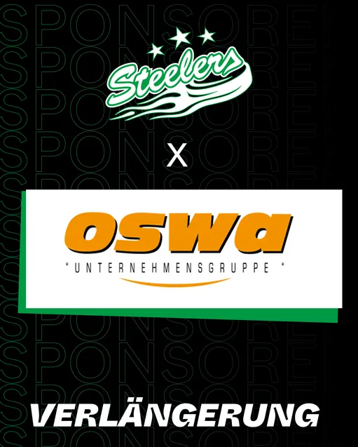 OSWA bleibt weiterhin Silber-Partner der Steelers