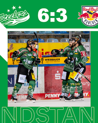 Evan Jasper schießt die Steelers zum 6:3-Sensationssieg gegen München