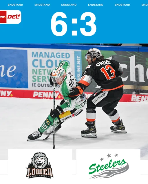 Kein Einstand nach Maß – Steelers verlieren in Frankfurt mit 3:6