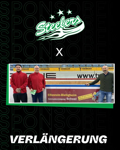 Elfenrein bleibt auch für die Saison 2023/24 Partner der Steelers