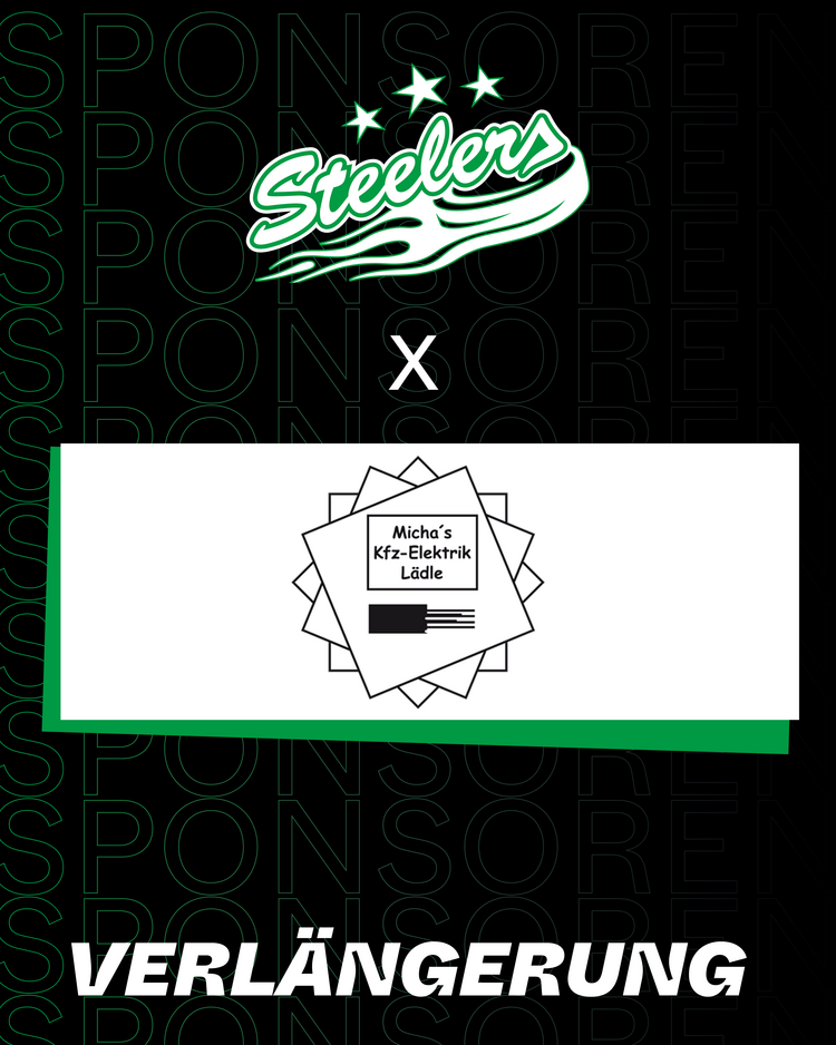 Micha`s Kfz-Elektrik Lädle verlängert mit den Steelers