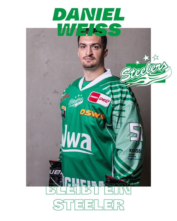 Daniel Weiß bleibt den Steelers treu