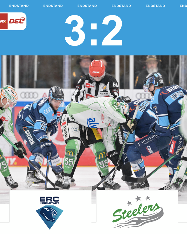 2:3-Niederlage in Ingolstadt besiegelt den sportlichen Abstieg