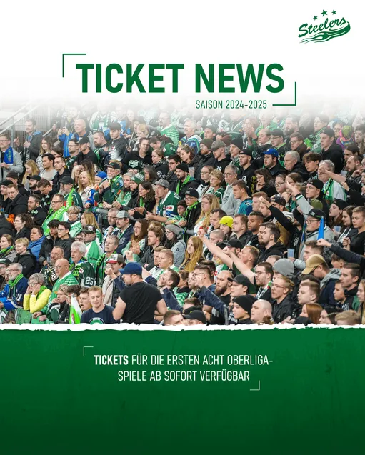 Steelers starten Vorverkauf für die ersten 8 Heimspiele