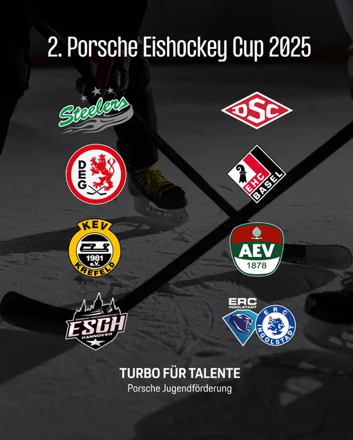 2. Internationaler Porsche Eishockey Cup am 12. & 13. April 2025