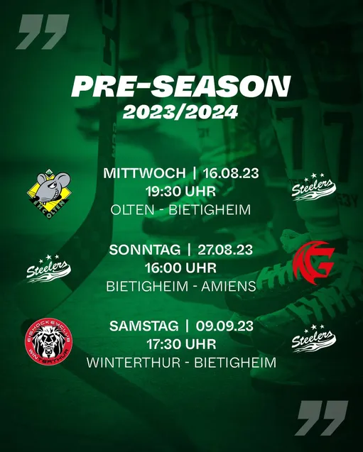 Vorbereitungsspielplan 2023/2024 steht