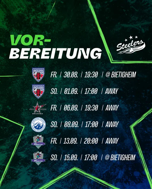 Vorbereitungsspielplan 2024/2025 steht