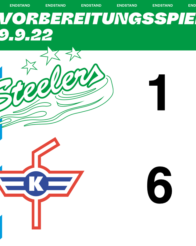 Niederlage im letzten Test – Steelers verlieren mit 1:6 in Kloten