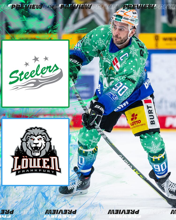 Auf nach Frankfurt – Steelers wollen die Löwen zähmen