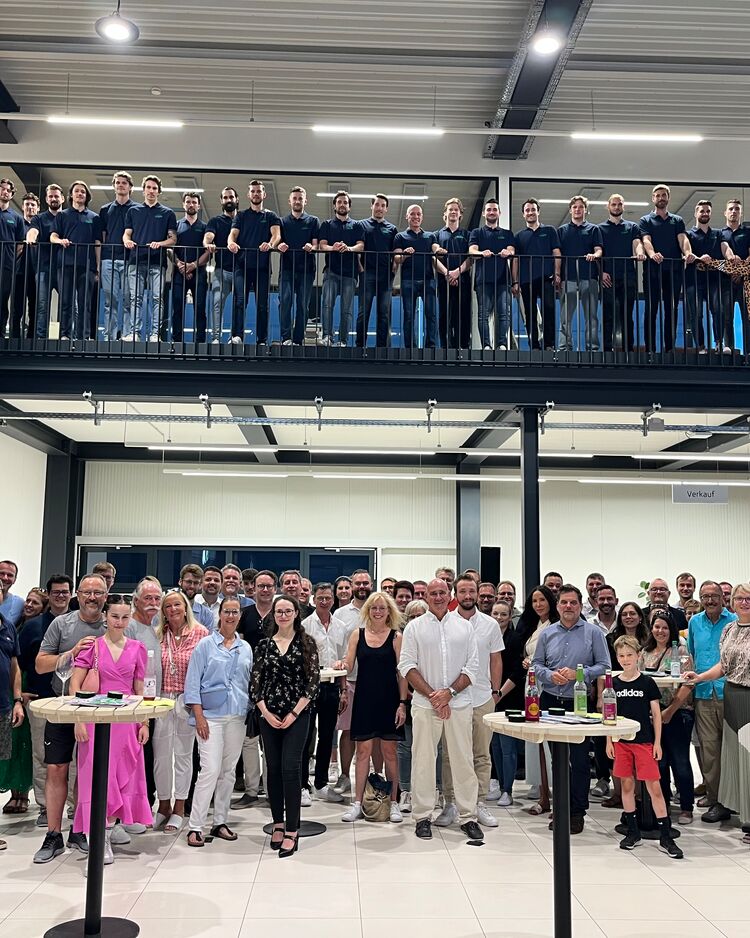 Super Stimmung bei der Teampräsentation