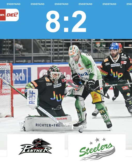 Steelers unterliegen in Augsburg mit 2:8