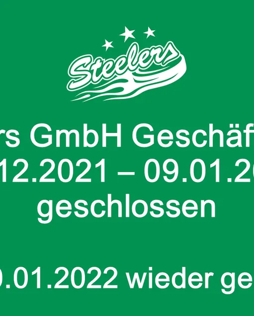 Geschäftsstelle vom 24.12.2021 bis 09.01.2022 geschlossen
