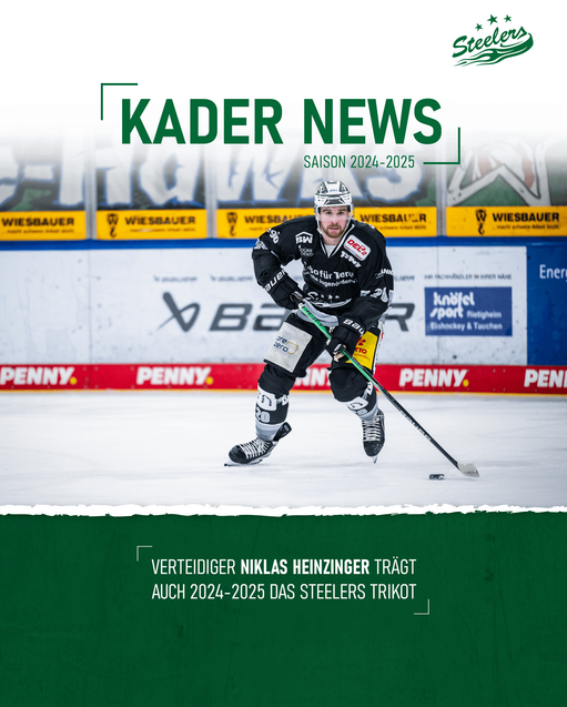 Niklas Heinzinger kehrt zu den Steelers zurück