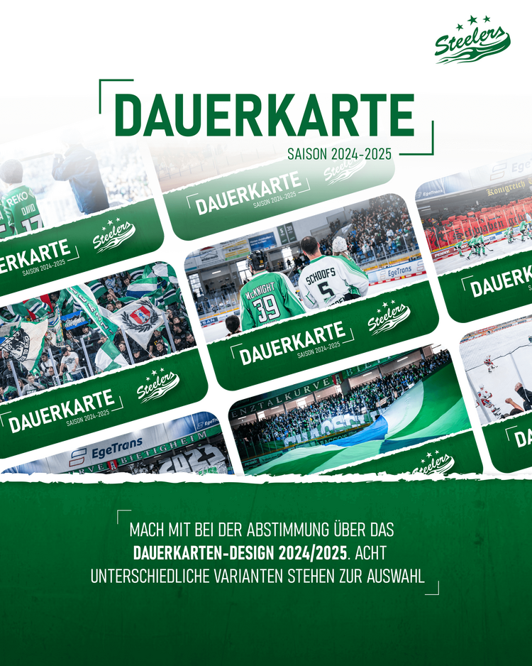 Abstimmung über das Dauerkarten-Design