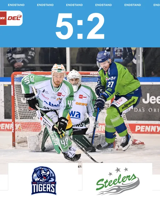 Keine Punkte am Pulverturm - Steelers unterliegen Straubing mit 2:5